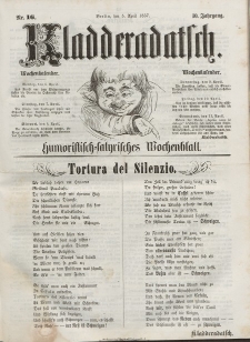 Kladderadatsch, 10. Jahrgang, 5. April 1857, Nr. 16