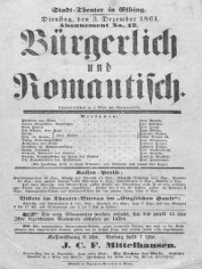 Bürgerlich und Romantisch - Eduard von Bauernfeld