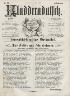 Kladderadatsch, 10. Jahrgang, 12. Juli 1857, Nr. 32
