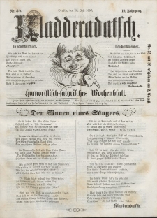 Kladderadatsch, 10. Jahrgang, 26. Juli 1857, Nr. 34