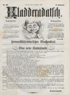 Kladderadatsch, 10. Jahrgang, 18. Oktober 1857, Nr. 48
