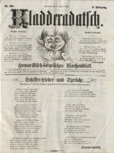 Kladderadatsch, 11. Jahrgang, 6. Juni 1858, Nr. 26
