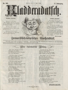 Kladderadatsch, 11. Jahrgang, 11. Juli 1858, Nr. 32