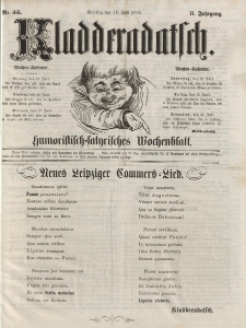 Kladderadatsch, 11. Jahrgang, 18. Juli 1858, Nr. 33