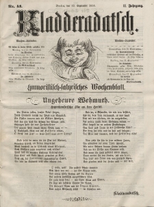 Kladderadatsch, 11. Jahrgang, 12. September 1858, Nr. 42