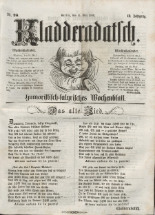 Kladderadatsch, 12. Jahrgang, 15. Mai 1859, Nr. 23