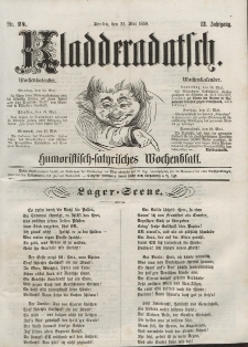 Kladderadatsch, 12. Jahrgang, 22. Mai 1859, Nr. 24