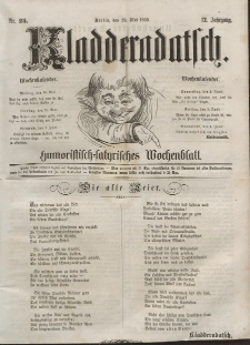 Kladderadatsch, 12. Jahrgang, 29. Mai 1859, Nr. 25