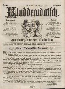 Kladderadatsch, 12. Jahrgang, 10. Juli 1859, Nr. 32