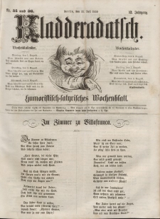Kladderadatsch, 12. Jahrgang, 31. Juli 1859, Nr. 35/36