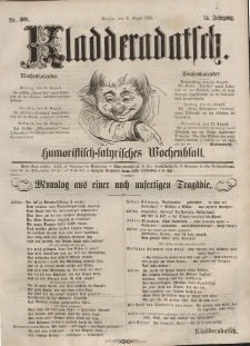 Kladderadatsch, 12. Jahrgang, 27. August 1859, Nr. 39