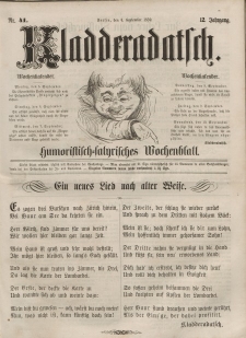 Kladderadatsch, 12. Jahrgang, 4. September 1859, Nr. 41