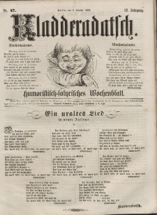 Kladderadatsch, 12. Jahrgang, 9. Oktober 1859, Nr. 47