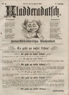 Kladderadatsch, 13. Jahrgang, 15. Januar 1860, Nr. 3