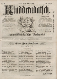 Kladderadatsch, 13. Jahrgang, 12. Februar 1860, Nr. 7