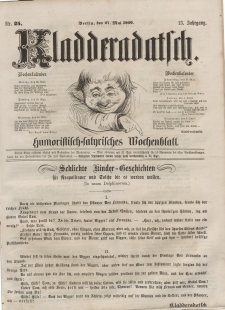 Kladderadatsch, 13. Jahrgang, 27. Mai 1860, Nr. 25