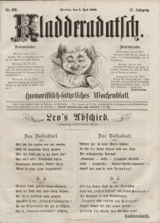 Kladderadatsch, 13. Jahrgang, 8. Juli 1860, Nr. 32