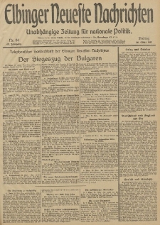 Elbinger Neueste Nachrichten, Nr. 84 Freitag 28 März 1913 65. Jahrgang