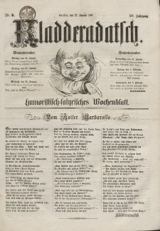 Kladderadatsch, 14. Jahrgang, 27. Januar 1861, Nr. 4