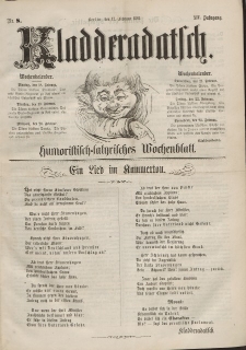 Kladderadatsch, 14. Jahrgang, 17. Februar 1861, Nr. 8