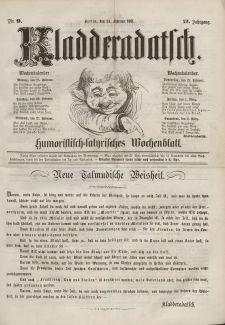 Kladderadatsch, 14. Jahrgang, 24. Februar 1861, Nr. 9