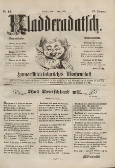 Kladderadatsch, 14. Jahrgang, 17. März 1861, Nr. 12