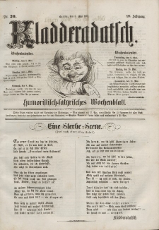 Kladderadatsch, 14. Jahrgang, 5. Mai 1861, Nr. 20