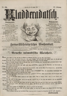 Kladderadatsch, 14. Jahrgang, 26. Mai 1861, Nr. 24