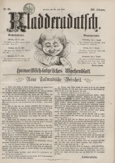 Kladderadatsch, 14. Jahrgang, 28. Juli 1861, Nr. 34
