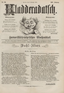 Kladderadatsch, 14. Jahrgang, 8. Dezember 1861, Nr. 56