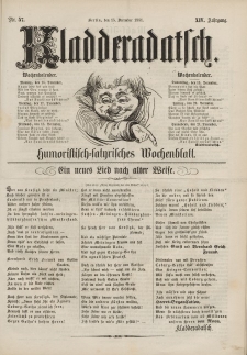 Kladderadatsch, 14. Jahrgang, 15. Dezember 1861, Nr. 57