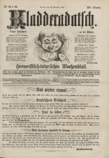 Kladderadatsch, 14. Jahrgang, 29. Dezember 1861, Nr. 59/60