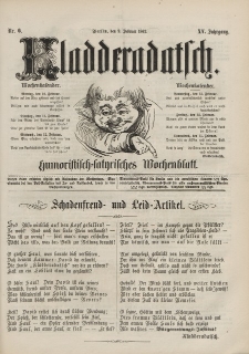 Kladderadatsch, 15. Jahrgang, 9. Februar 1862, Nr. 6