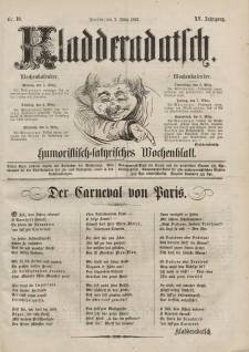 Kladderadatsch, 15. Jahrgang, 2. März 1862, Nr. 10