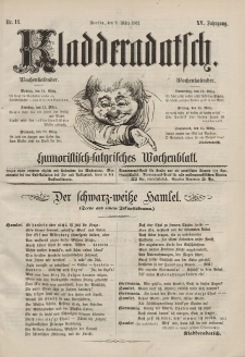 Kladderadatsch, 15. Jahrgang, 9. März 1862, Nr. 11