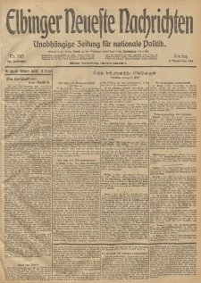 Elbinger Neueste Nachrichten, Nr. 333 Freitag 5 Dezember 1913 65. Jahrgang