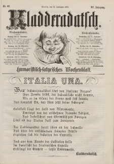 Kladderadatsch, 15. Jahrgang, 14. September 1862, Nr. 42