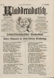 Kladderadatsch, 15. Jahrgang, 19. Oktober 1862, Nr. 48