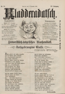 Kladderadatsch, 15. Jahrgang, 9. November 1862, Nr. 51
