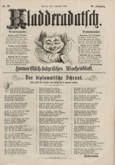 Kladderadatsch, 15. Jahrgang, 7. Dezember 1862, Nr. 56