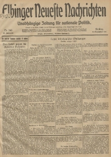 Elbinger Neueste Nachrichten, Nr. 340 Freitag 12 Dezember 1913 65. Jahrgang