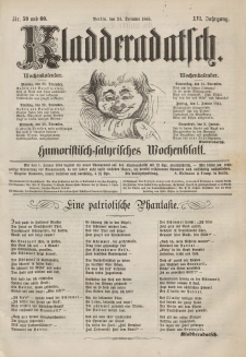 Kladderadatsch, 16. Jahrgang, 24. Dezember 1863, Nr. 59/60