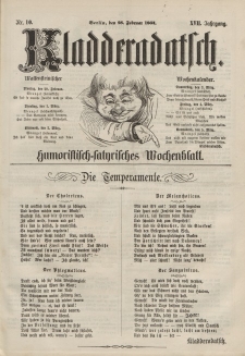 Kladderadatsch, 17. Jahrgang, 28. Februar 1864, Nr. 10