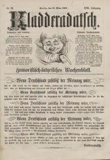 Kladderadatsch, 17. Jahrgang, 13. März 1864, Nr. 12