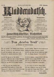 Kladderadatsch, 17. Jahrgang, 10. Juli 1864, Nr. 32