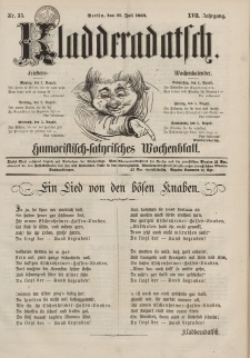 Kladderadatsch, 17. Jahrgang, 31. Juli 1864, Nr. 35