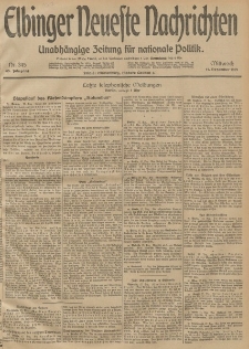Elbinger Neueste Nachrichten, Nr. 345 Mittwoch 17 Dezember 1913 65. Jahrgang