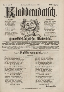 Kladderadatsch, 17. Jahrgang, 25. September 1864, Nr. 44/45