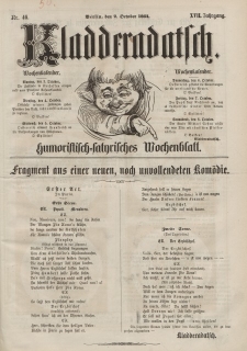 Kladderadatsch, 17. Jahrgang, 2. Oktober 1864, Nr. 46