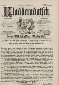Kladderadatsch, 17. Jahrgang, 6. November 1864, Nr. 52